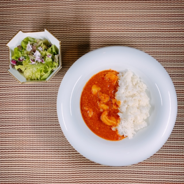 海老チリカレー